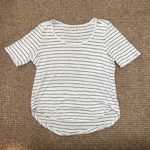 Madewell Anthem Scoop Elbow-Sleeve Tee